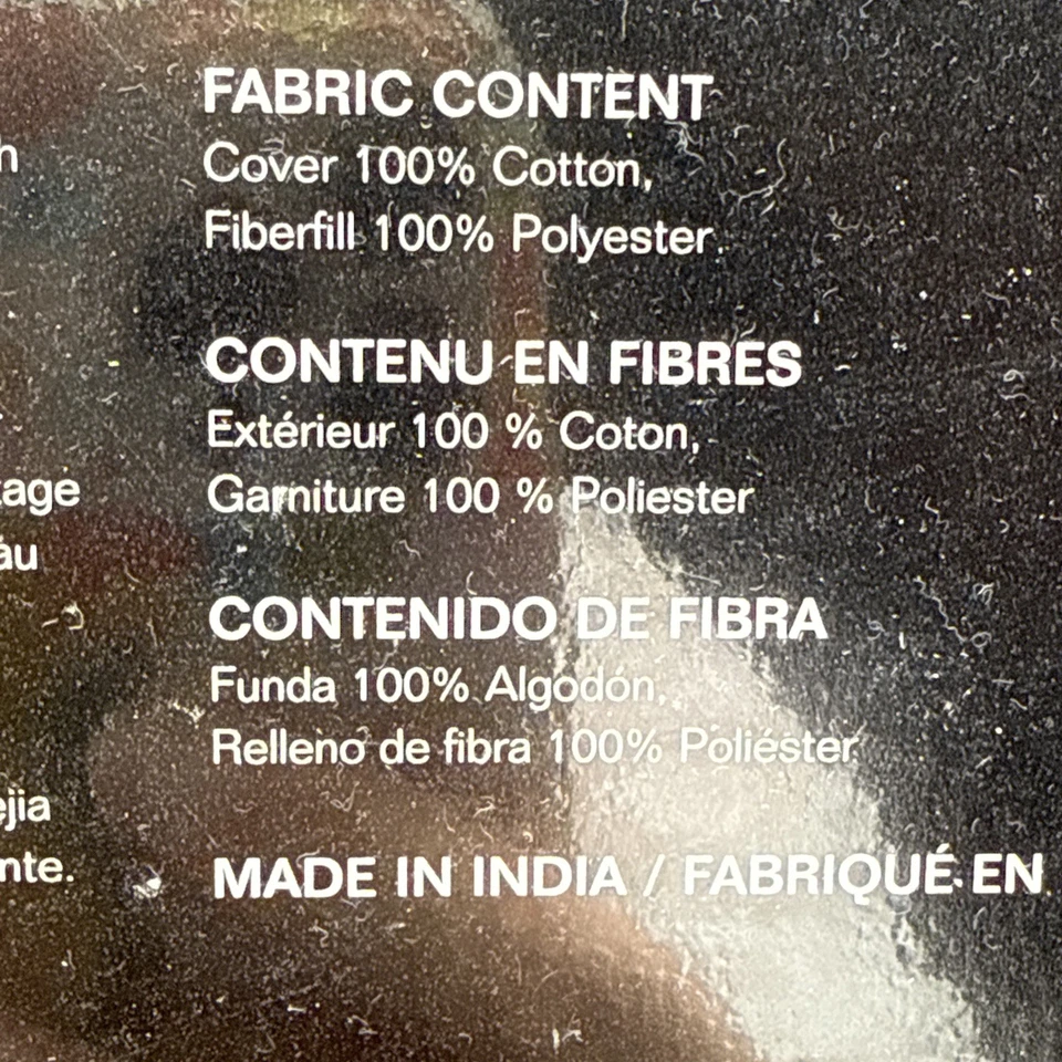 全新 IRalph Lauren Graydon Chambray 蓝色绗缝 Euro Sham 26 x 26 MSRP 135 美元 — 第 3/4 张图片