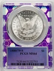 1880/79-S $1 Morgan Silver Dollar PCGS MS64 Overdate Key Variety Trader Bea