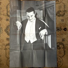 Dracula Bela Lugosi Vintage Horror Movie Poster Original 1966 29x42 Personality