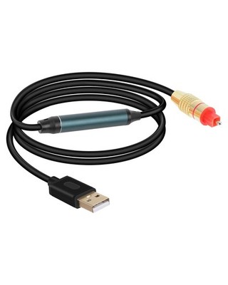 USB zu Optical Audio Adapter, USB A zu Fiber Audio SPDIF Digital Converter, G...