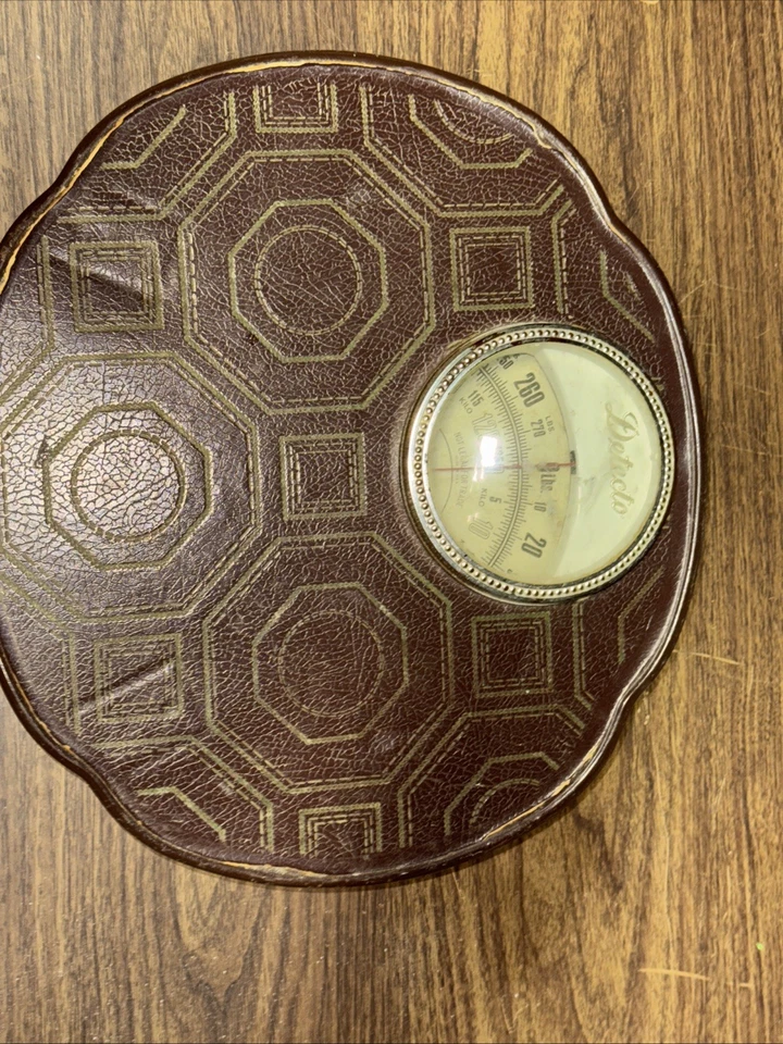 Detecto Vintage Bathroom Scale Cool Color Works Great - Image 3 of 4