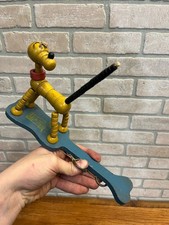 Vintage Fisher Price Pull-String Toy 1940s Pluto Pop-Up Disney Pluto