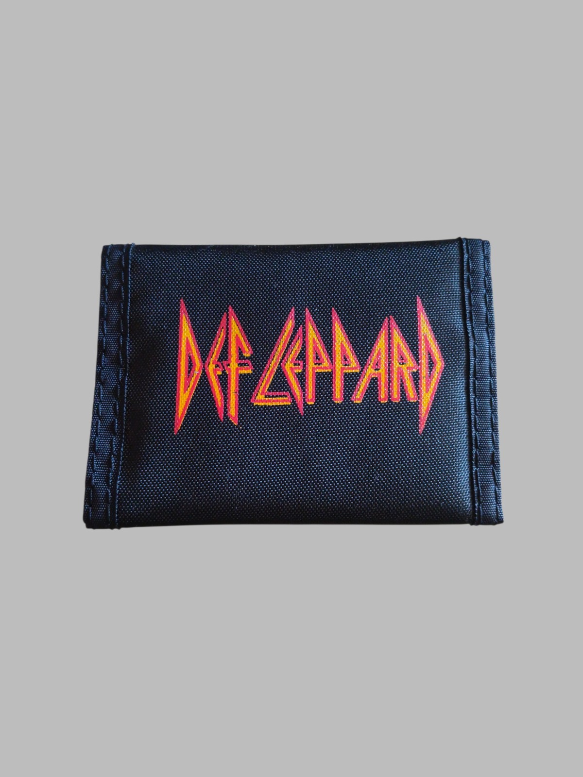 Deaf leopard Black Hook And Loop Wallet - image 1