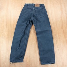 vtg usa LEVIS 560 loose fit colored denim jeans youth kids 10 /24" faded 80s 90s