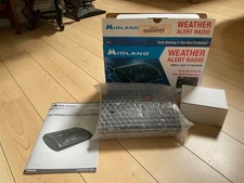 TESTED WORKS Midland WR400 NOAA Weather Alert AM/FM Alarm Clock Radio NEW IN BOX
