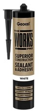 Geocel The Works Pro Sealant & Adhesive White 290ml