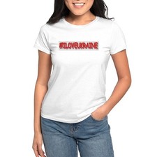 CafePress I LOVE UKRAINE Design. Buy Now T Shirt Women's T-Shirt 904559909