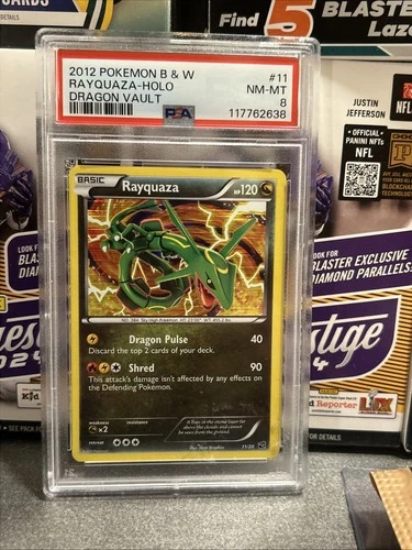 Pokémon TCG Rayquaza Dragon Vault 11/20 PSA 8