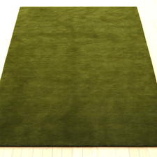 Green Tufted rug for Bedroom In Round Shape Rug, Area Rugs, Solid rugs
