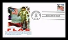 US COVER FLAG FIRST DAY ISSUE PANDA CACHET FLAG ON MOON