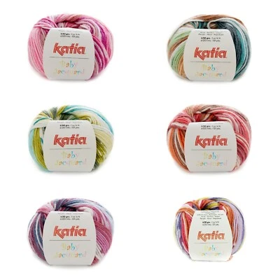 Katia - BABY JACQUARD - 50g - Lana - Filato - (6,50€/100g)