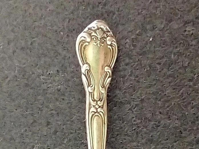 VINTAGE GORHAM STERLING SILVER SALT SPOON PIN CHANTILLY ≈2⅞" JEWELRY BROOCH  - Image 2 of 4