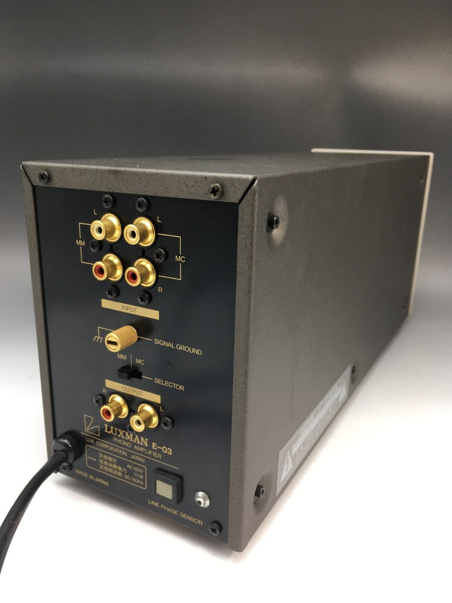 luxman E-03 ラックスマン LUXMAN E-03の仕様 ラックスマン