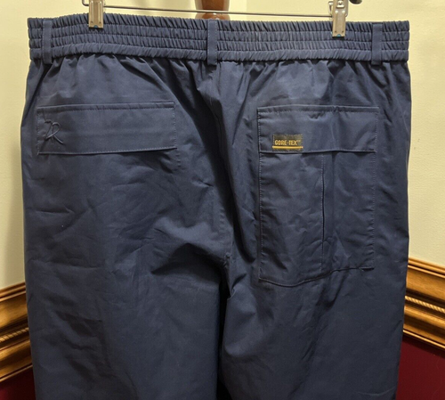 Gore-Tex Pants Mens Size XL ZR Zero Restriction USA Blue Water Resistant - Picture 3 of 5