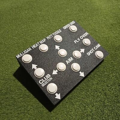 DIY Wireless Golf Simulator Control Pad (Black)