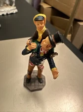 Lemax Village Christmas Carol Figurine Bob Cratchit Tiny Tim on his Shoulders