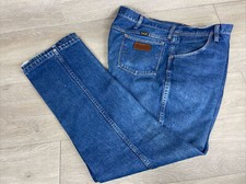 Wrangler Blue Stiff Jeans 945NAV USA 40 x 32 Made In USA