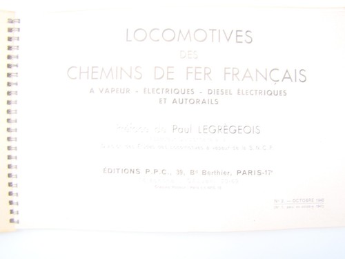 SNCF - LOCOMOTIVES DES CHEMINS DE FER FRANCAIS - NUMERO 2 DE 1948 - ANCIEN - - Picture 2 of 10