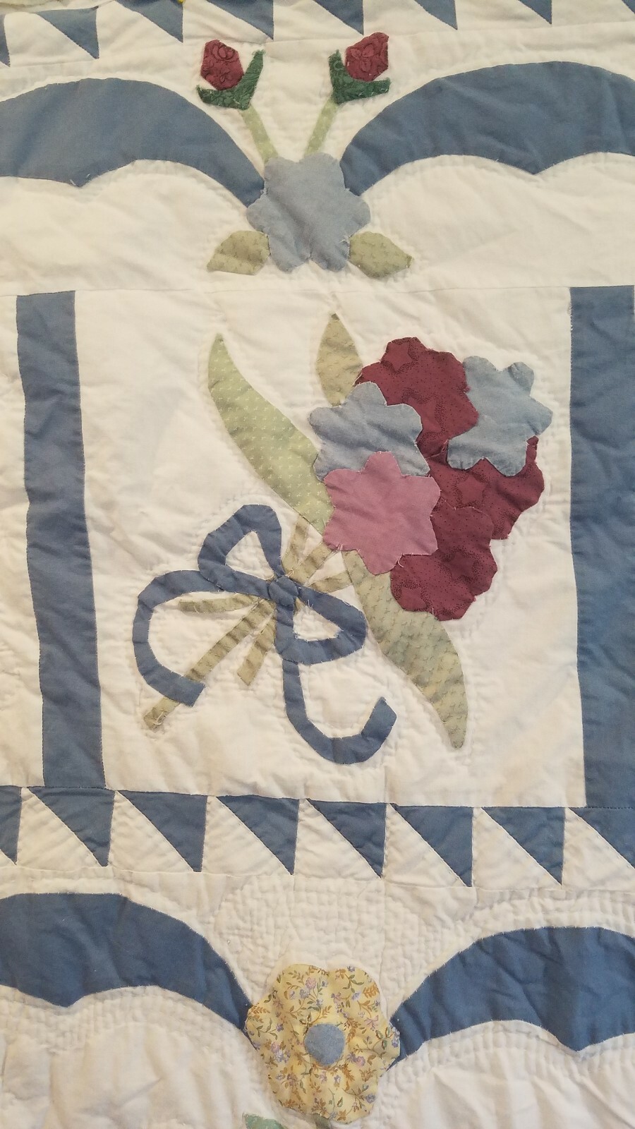 Tulip Garden Queen Bed Quilt eBay