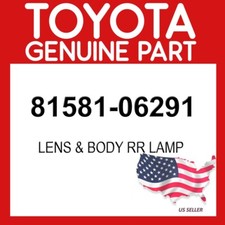 Toyota Genuine 81581-06291 Lens & Body Rr Lamp 8158106291 OEM