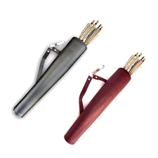 RECURVE/LONGBOW  LEATHER ARROW WAIST/SIDE/BELT/HIP ARROW QUIVER BAG