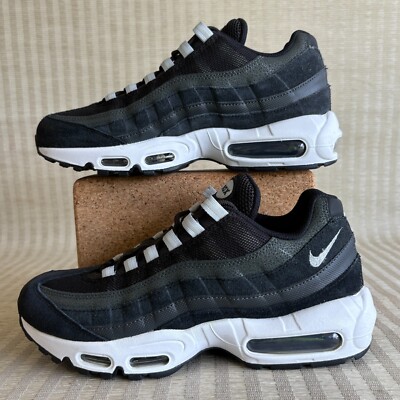 Nike Air Max 95 Shoes Mens Size 8 Black Platinum Anthracite Safari