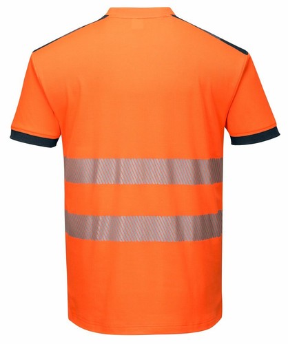 Portwest T181 Hi Vis T-shirt de sécurité léger réfléchissant à manches courtes - Photo 3 sur 19