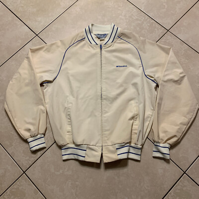 Vintage 80s Swingster BF Goodrich Tires Full Zip Jacket Large VTG Made In USA