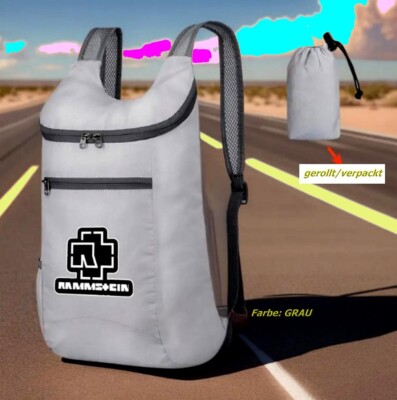 Stahlzeit, Flake, Lindemann, RAMM STEIN - Ramstein, Rucksack Neu