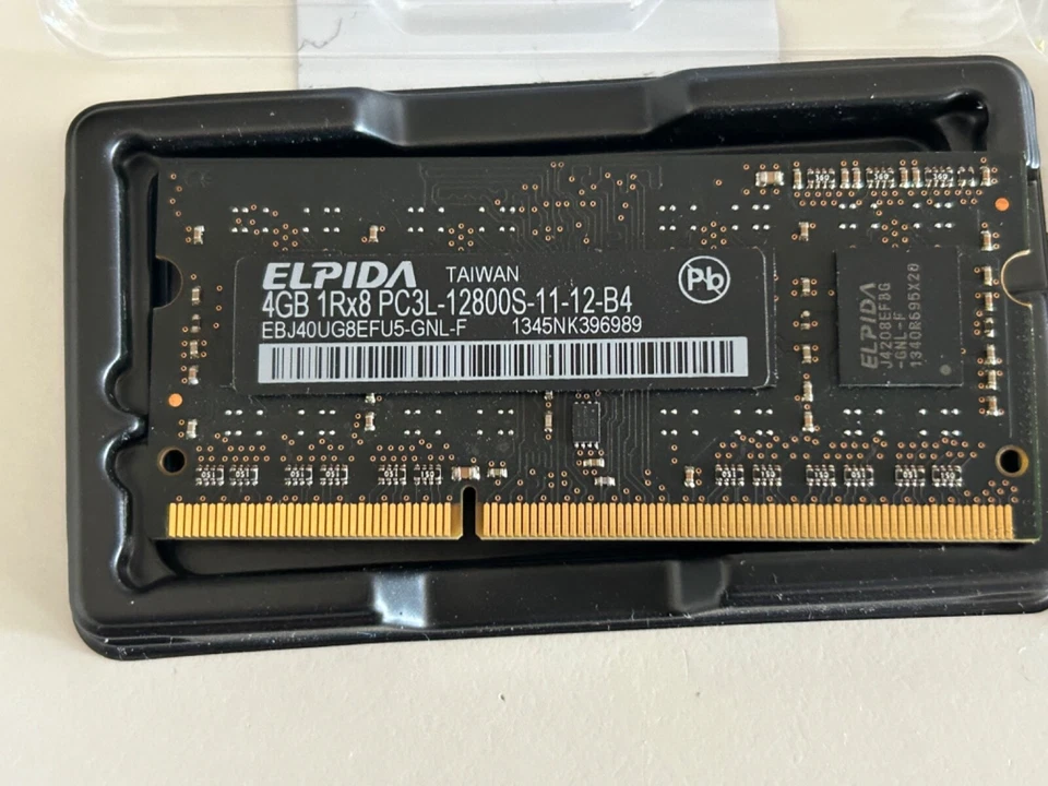 Apple iMac A1418 ELPIDA 2 banchi memoria RAM da 4 GB 1rx8 PC3L-12800S SO-DIMM - Immagine 3 di 3