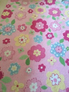 Pottery Barn Kids Floral 5 X 7 Wool Rug Ebay
