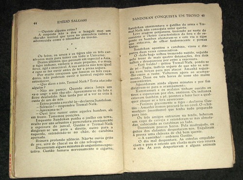 Vintage 1955 Emilio Salgari,SANDOKAN,O Juramento Do Corsario Negro,Pulp Paperbak - Imagen 6 de 8