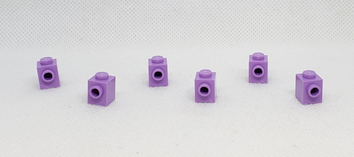 絵画 #flk041129 LEGO Parts Brick Modified 1 x 1 Stud 1 Side 87087 [6 pieces