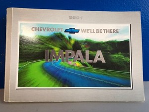 2001 Chevrolet Impala Ls Owners Manual Oem Ebay