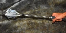 WEEKEND SALE Medieval Flanged mace Battle Ready Hand Forged High Carbon Steel