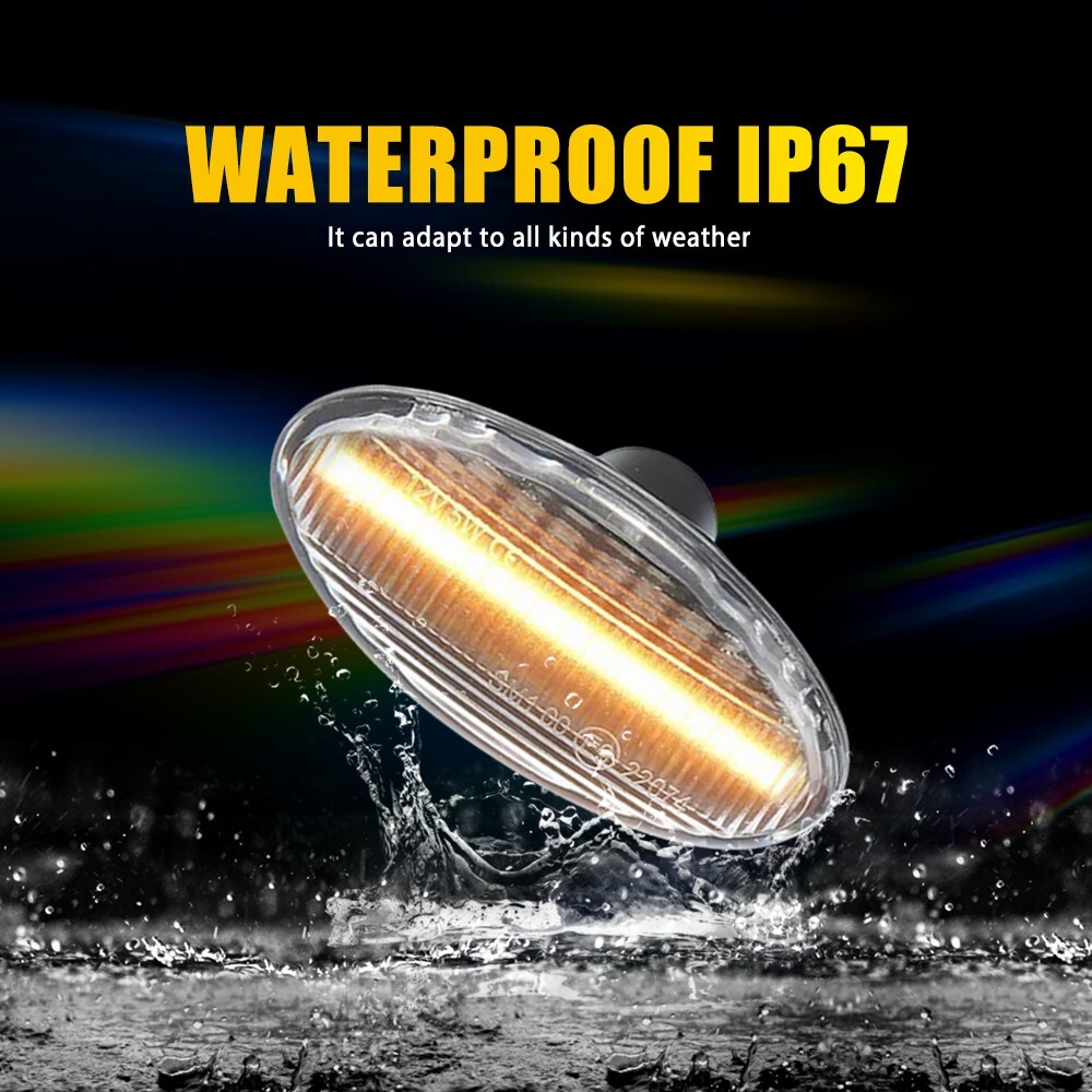 Fit Mazda GJ6A51120E 2/3/5/MPV Amber LED Front Side Fender Fit Mazda GJ6A51120E 2/3/5/MPV Amber LED Front Side Fender
