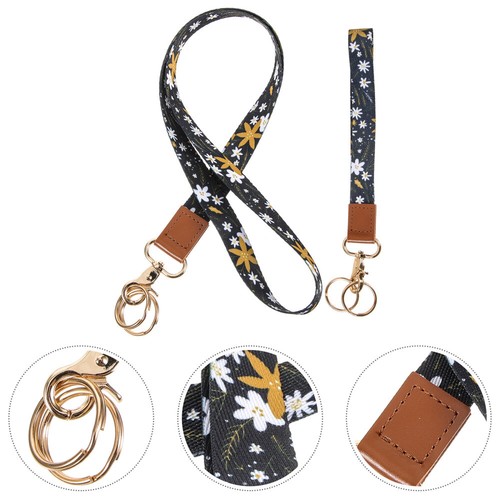 1 Set Women Outdoor Badge Holder Lanyard Wrist Lanyard Wristlet Lanyard - Zdjęcie 4 z 12