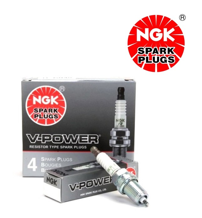 NGK V-POWER Copper Spark Plugs TR4 3754 Set of 6