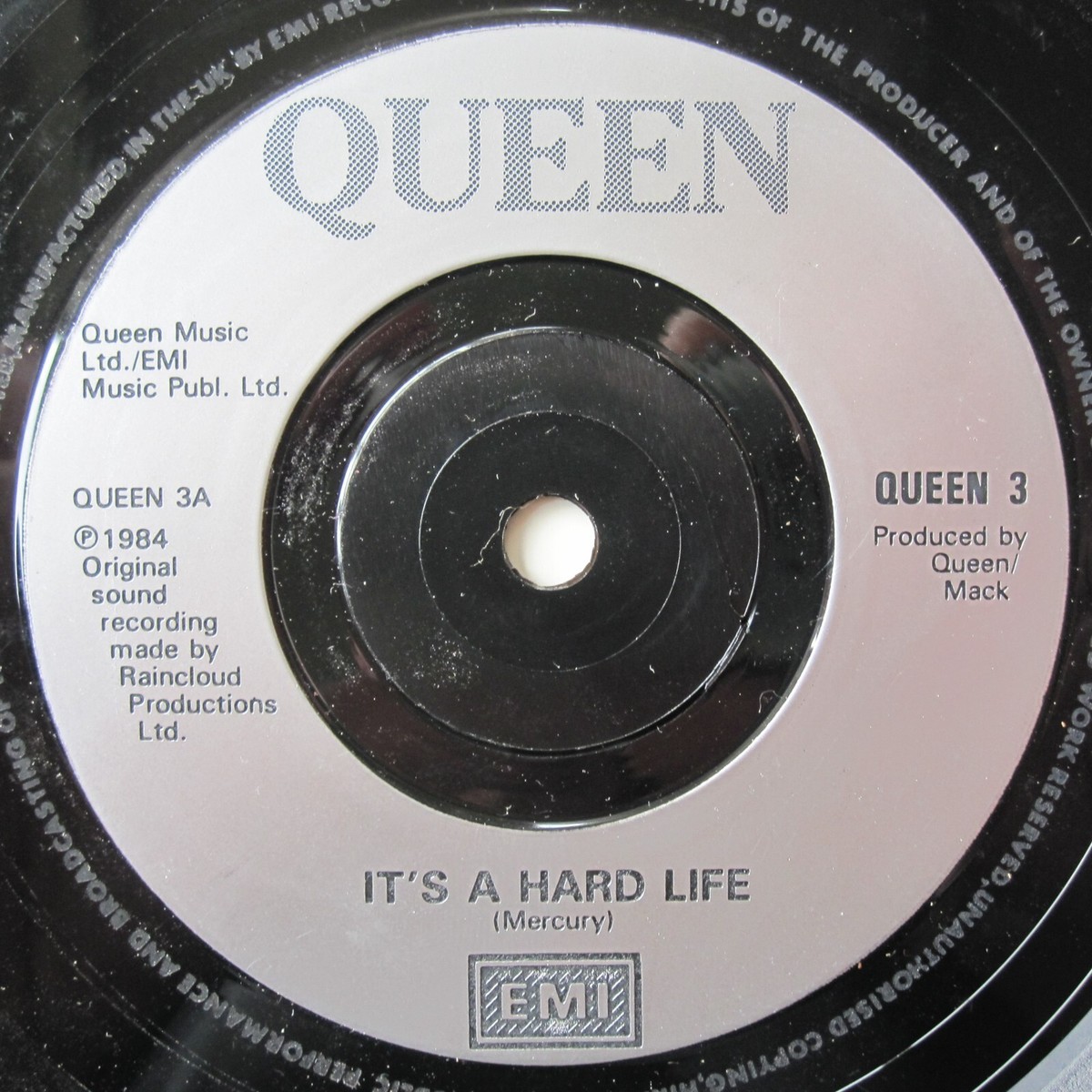 Queen It's A Hard Life UK(英)盤 EP レコード状態良 Queen It's A Hard Life UK 12