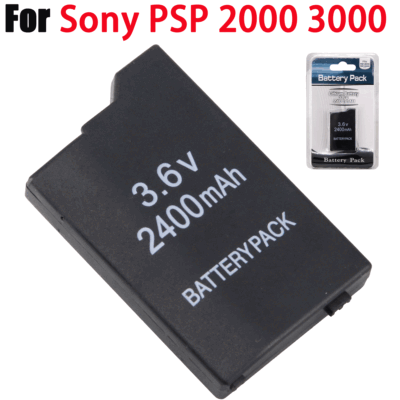 PSP-2000 3000 Replacement Battery 1800mAh Replacement Battery For PSP 2000, PSP 3000 Series &amp; PSP Slim - Cameron Sino High Capacity Li-Polymer PSP 2000 3000 Battery