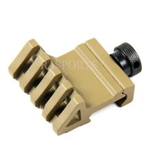 TAN Tactical 45 Degree Angle Offset 20mm Weaver Rail Mount Picatinny