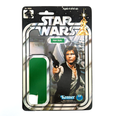 Star Wars Vintage 1977 Kenner Han Solo 12-Back A Cardback 100