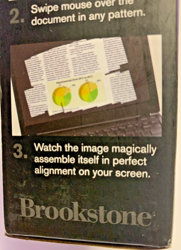 Brookstone Scanner Mouse NEW - Scans Documents Photos for Windows XP/Vista/7 - Photo 3/5