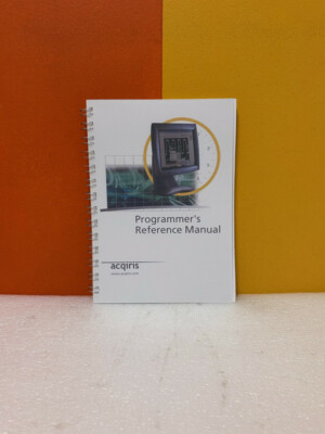 Acqiris XZ100 Programmer's Reference Manual | eBay