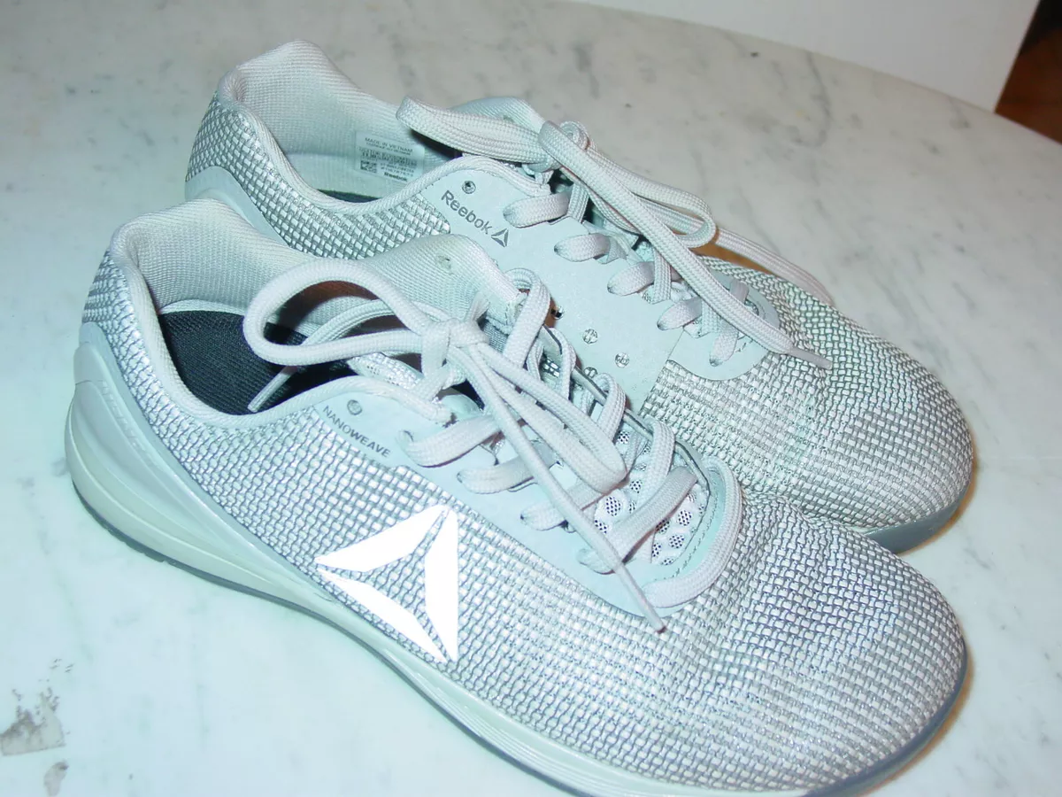 Reebok Crossfit Nano 7.0 BD5120 White Grey Cross Fit Training Shoes Size 11