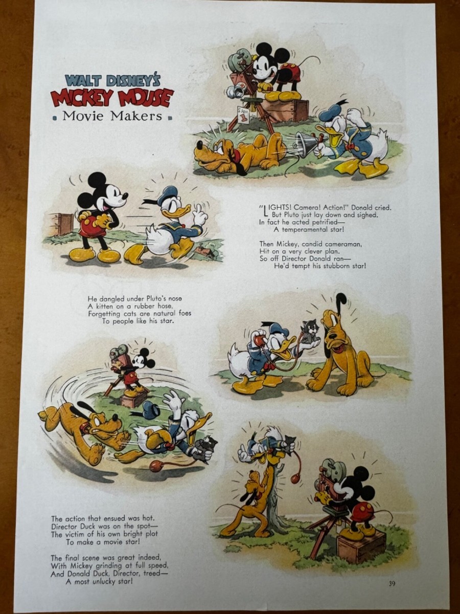 Original Walt Disney print ad 1930, Movie Makers | eBay Original Walt Disney print ad 1930, Movie Makers | eBay