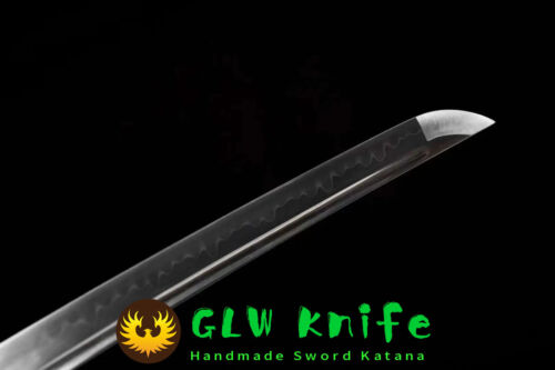 Katana de acero japonesa Samurai T10 Shinken espada afilada hoja lista para la batalla de combate - Imagen 17 de 19