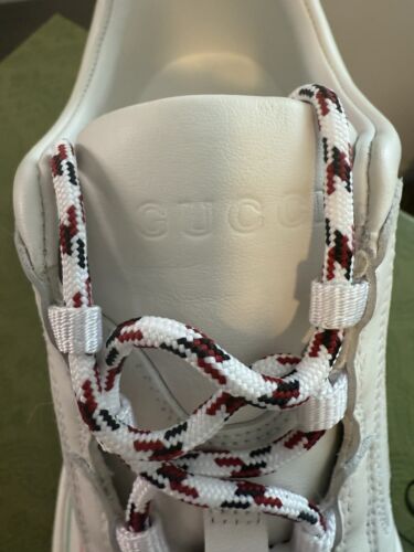 Gucci Run Interlocking GG Logo Ultralight Plutone Leather Sneakers Shoes $1,150 - Picture 14 of 18