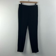 Tory Burch Rosetta Black Career Minimalist Ankle Pants Womens Size 2