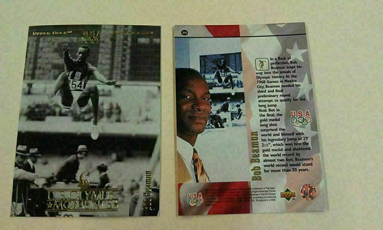 1996 Upper Deck U.S. Olympic Champions USA GOLD TRACK & FIELD SWIM MORE YOU PICK - Picture 28 of 169